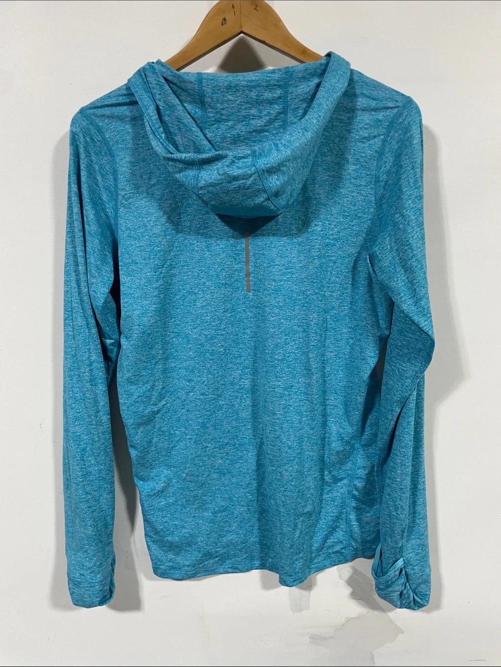 Nike Teal Heather Hooded Dri-FIT Pullover - Picture 4 of 4